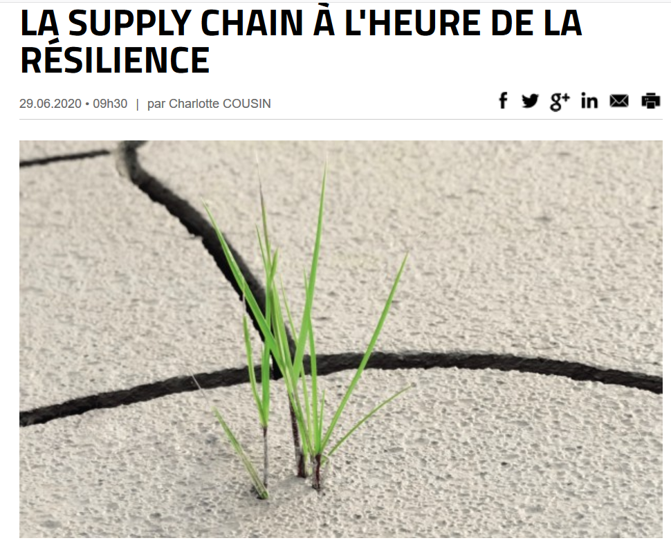 Illustration article VOXLOG "La Supply Chain à l'heure de la réslience"
