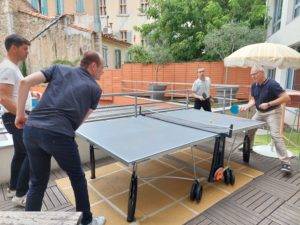 Team building ping pong