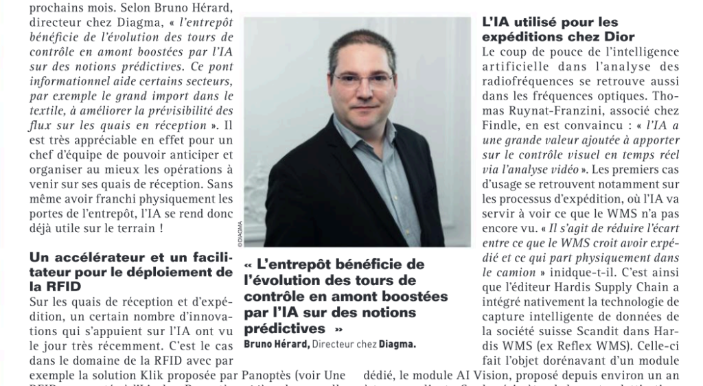 IA entrepôt, des gains avérés
